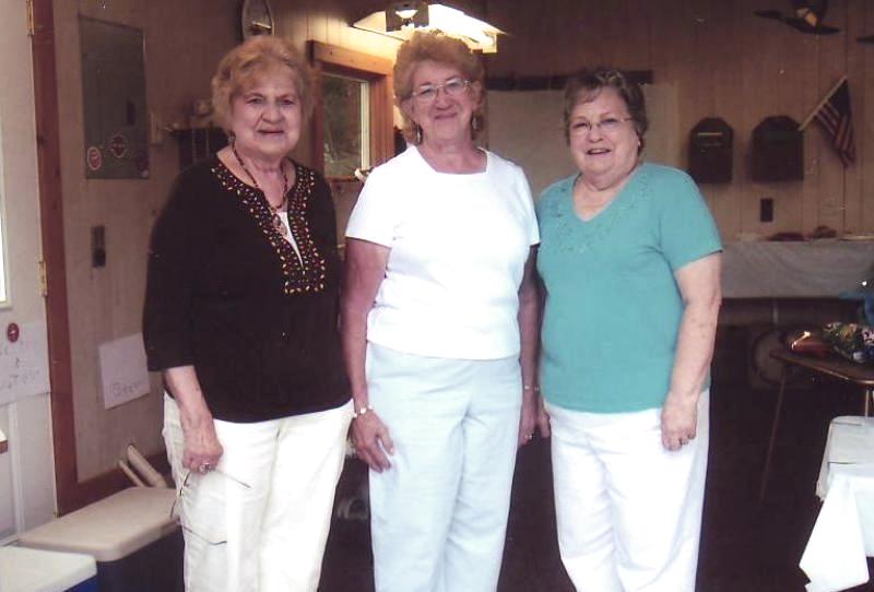 Class of 1954 hostesses